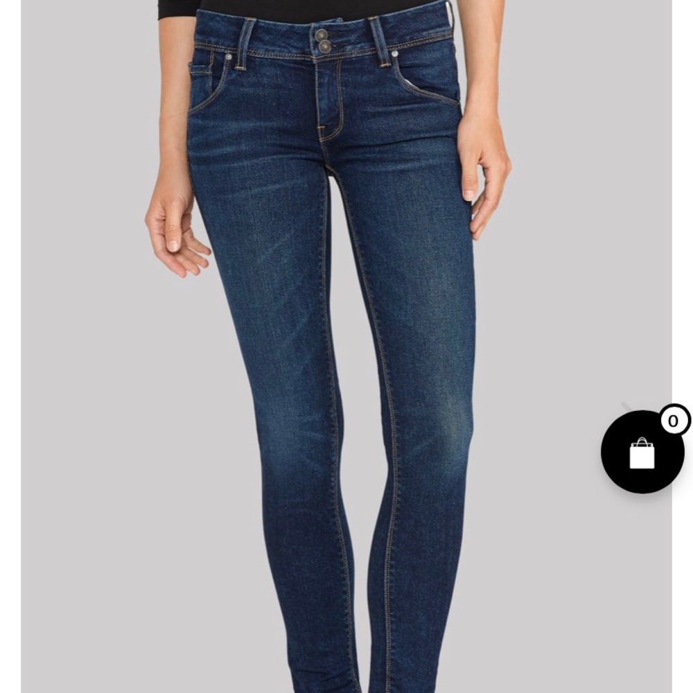 Hudson collin flap skinny jeans. Size 31. Med wash